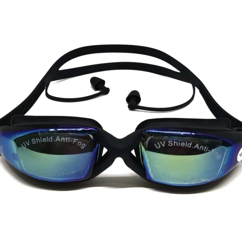 kacamata renang minus free box (miopi)+penutup telinga swim Goggles Optical 6