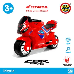 CBR 557 MERAH SHP Toys SHPtoys License HONDA 600RR 600 lisensi motor anak maenan motoran