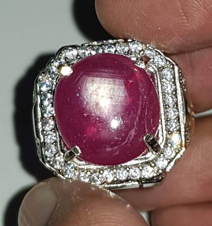 Gambar Batu Permata Natural Ruby Tanzania RB009 Merah Seger Indah With Memo dari CNC phoneshop Kota Administrasi Jakarta Pusat Tokopedia