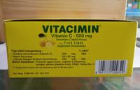 Gambar Vitacimin Vitamin C 500mg 1 box isi 100 tablet - Fresh Lemon dari TO Riang Ria Kota Administrasi Jakarta Utara 2 Tokopedia