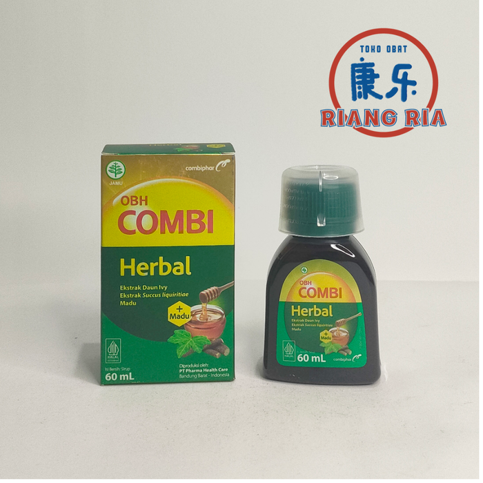 Gambar OBH Combi Herbal Sirup 60 ml - Obat Batuk & Flu dari TO Riang Ria Kota Administrasi Jakarta Utara Tokopedia