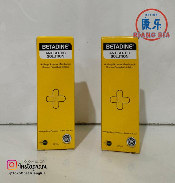 Gambar BETADINE SOLUTION Obat Luka Antiseptik 30ml dari TO Riang Ria Kota Administrasi Jakarta Utara Tokopedia