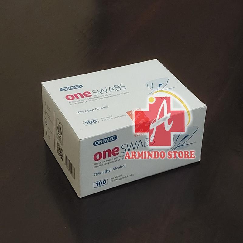 Alcohol Swab Tisu Alkohol Pads 1 Box isi 100 Murah 1