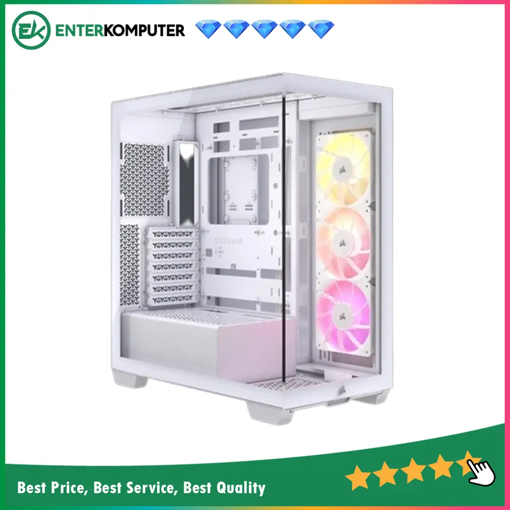 Casing Corsair 3500X ARGB Tempered Glass (White)