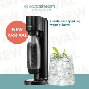SodaStream GAIA Black Sparkling Water Maker