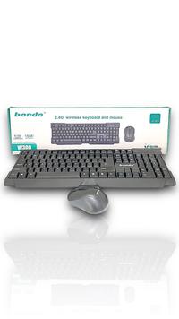 Gambar KEYBOARD BANDA W 200, 300 DAN 400 PC MURAH MOUSE COMBO WIRELESS 2.4 GHZ PAKET - 200 dari Vesakha ID Kota Palembang 4 Tokopedia