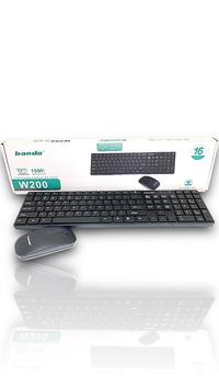 Gambar KEYBOARD BANDA W 200, 300 DAN 400 PC MURAH MOUSE COMBO WIRELESS 2.4 GHZ PAKET - 200 dari Vesakha ID Kota Palembang 2 Tokopedia
