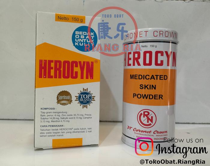 Gambar HEROCYN BESAR 150GR 1 CANS dari TO Riang Ria Kota Administrasi Jakarta Utara Tokopedia