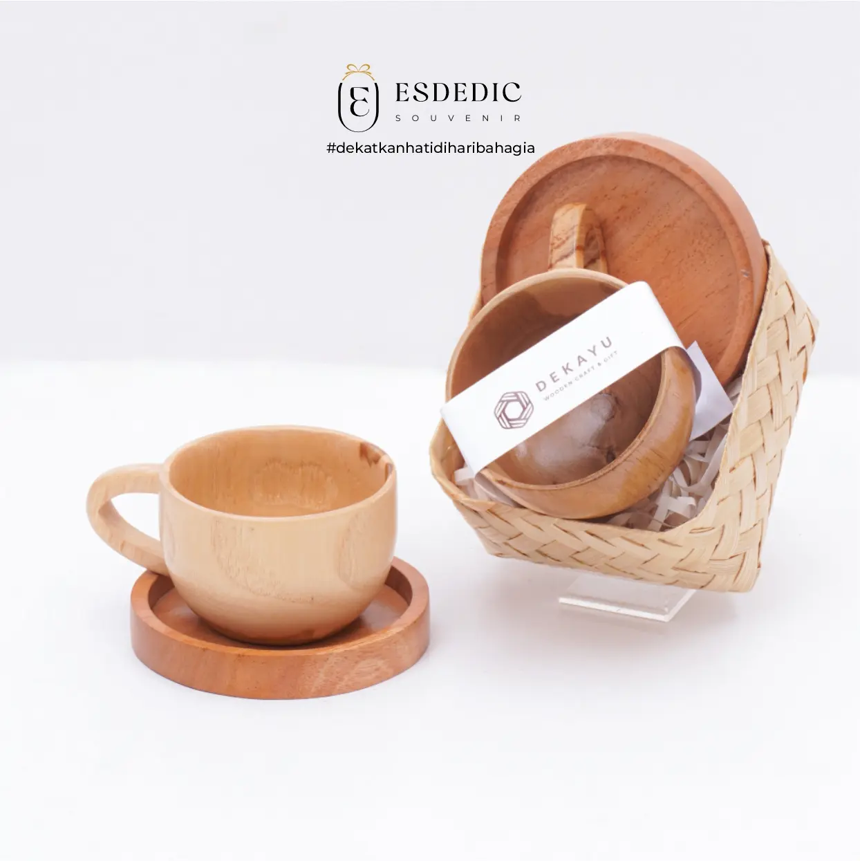 DEKAYU - Souvenir Coffee Set Dekayu | Souvenir Pernikahan | Souvenir Unik