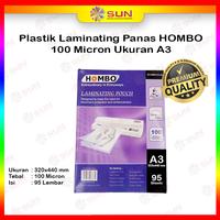 Gambar Plastik Laminating Laminasi Panas GK-Tech / Hombo / F4 / A4 / A3 - Hombo A4, Surabaya dari Sun Indonesia Kota Surabaya 3 Tokopedia