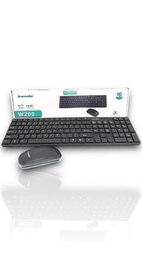 Gambar KEYBOARD BANDA W 200, 300 DAN 400 PC MURAH MOUSE COMBO WIRELESS 2.4 GHZ PAKET - 200 dari Vesakha ID Kota Palembang 3 Tokopedia