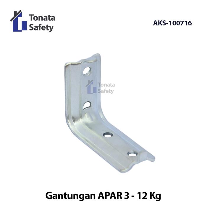 Gambar Gantungan APAR Tonata / Bracket Gantung Tabung Pemadam Api / Aksesoris APAR Safety / Sparepart Satuan Gantungan APAR / Dudukan Gantung Fire Extinguisher / Perlengkapan Instalasi Pemadam Kebakaran / Gantungan APAR untuk Berbagai Kapasitas Tabung 3–12 Kg dari Tonata Indonesia Kab. Tangerang Tokopedia