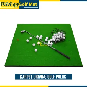 Karpet Driving Golf Polos Ukuran 125x125 cm / Hitting Mat Golf / Matrass Mat Driving Golf / Free Tee