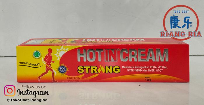 Gambar Hotin Cream Strong - Pegal Nyeri Sendi Otot 120 gram dari TO Riang Ria Kota Administrasi Jakarta Utara Tokopedia