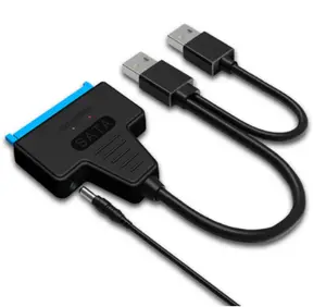 Usb 3.0 To Sata Cable Harddisk HDD / SSD With Power Adapter