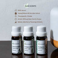 Gambar Eucalyptus Radiata 10ml Essential Oil 100% Murni Aromaterapi Aromatherapy BPOM HALAL Terapeutik Therapeutic Terapi - 10ml dari Bliss Scents Kota Tangerang 3 Tokopedia