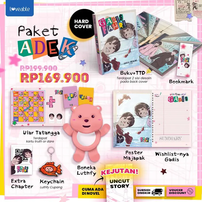Gambar PRE ORDER - Buku Novel - Gadis Fahri - Gadis Fahri - Loveable - Bumifiksi (10 Juli 2024 – 14 Juli 2024 ) - PO TGL 10 dari BumifiksiJogjakarta Kab. Sleman 4 Tokopedia