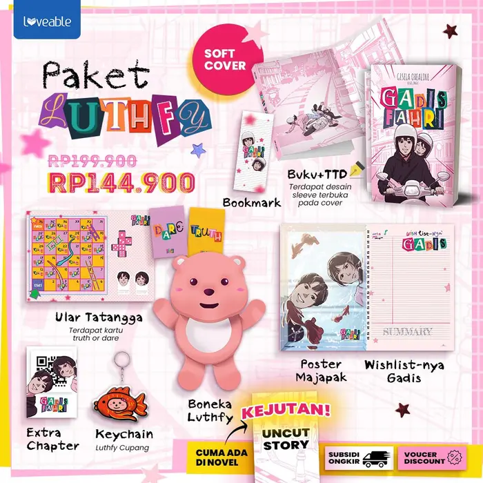 Gambar PRE ORDER - Buku Novel - Gadis Fahri - Gadis Fahri - Loveable - Bumifiksi (10 Juli 2024 – 14 Juli 2024 ) - PO TGL 10 dari BumifiksiJogjakarta Kab. Sleman 5 Tokopedia