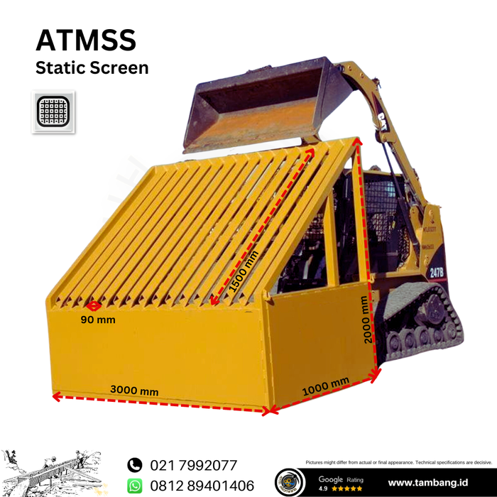 Jual Skren Statis untuk Industri Tambang Emas - Model ATMSS - Static ...