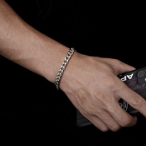 Gambar Gelang emas pria Cuban Men Bracelet kadar 17K berat 11,30 GR dari TOKO MAS SINAR FAJAR CGK Kota Administrasi Jakarta Barat Tokopedia