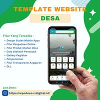 Gambar TEMPLATE WEBSITE DESA DESIGN MODERN DENGAN WORDPRESS dari RRDigital-id Kota Depok 1 Tokopedia