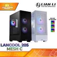 Gambar CASING LIAN LI LANCOOL 205 Mesh C - Mid Tower ATX Case Tempered Glass (Free 3x ARGB Fan) - Putih dari Techno Computer Bali Kota Denpasar 1 Tokopedia