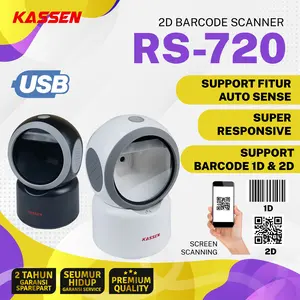 Omni Barcode Scanner Kassen RS-720 USB 1D 2D