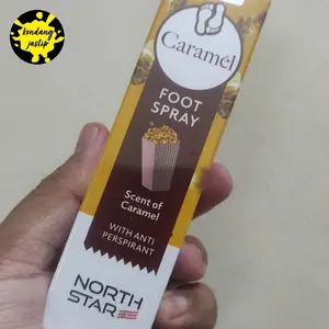 northstar foot spray scent of caramel 50 ml with anti perspirant