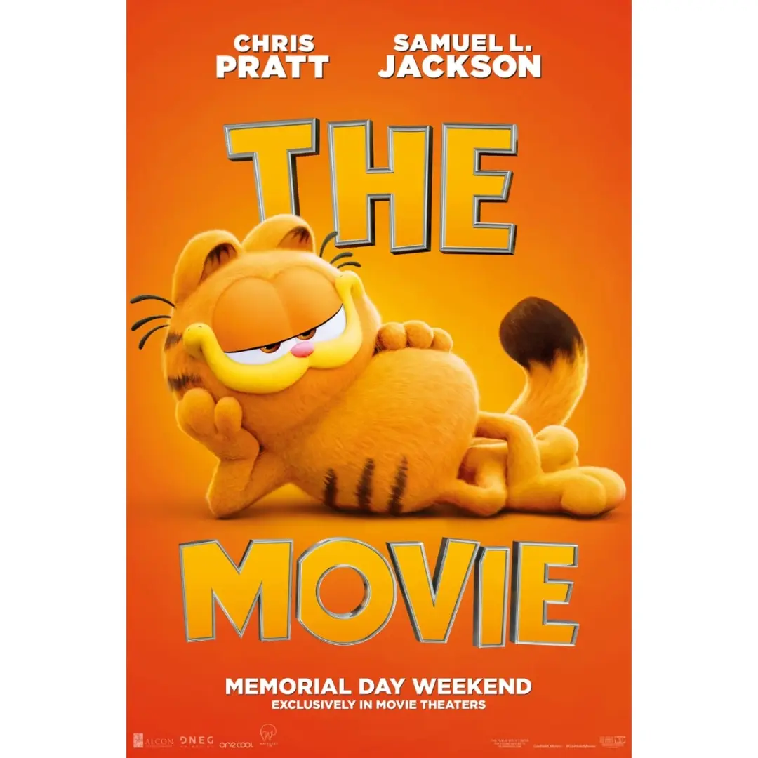 DVD THE GARFIELD THE MOVIE 2024......