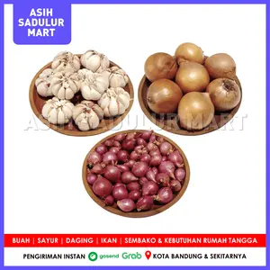 Bawang 250gr Bumbu Dapur - Bombai / Merah / Putih / Kembang / Daun
