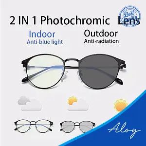"PROMO" Kacamata PA Anti Radiasi Photocromic + Anti Radiasi 2 IN 1