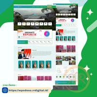 Gambar TEMPLATE WEBSITE DESA DESIGN MODERN DENGAN WORDPRESS dari RRDigital-id Kota Depok 2 Tokopedia