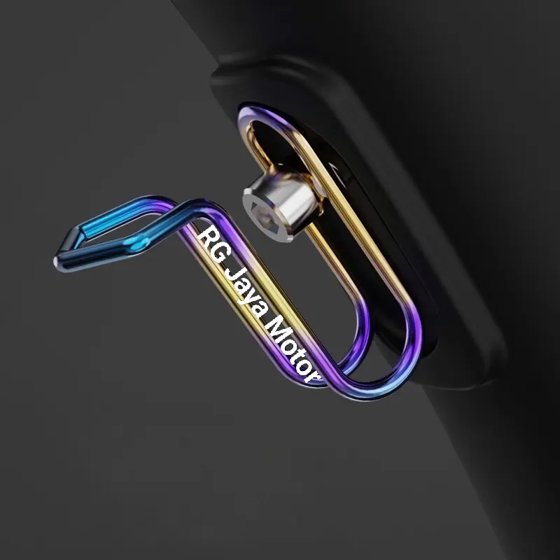 Gantungan Barang Motor Stainless Titanium / Cantolan Barang 2tone by Heng Universal / Gantungan Motor Kawat Variasi