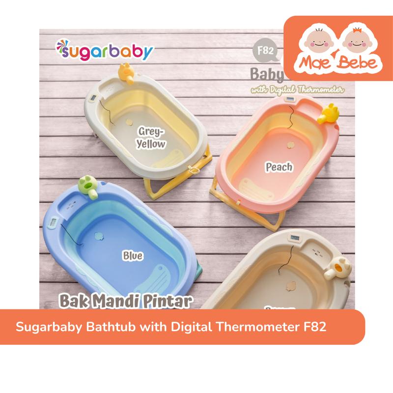 Sugar Baby Baby Bathtub with Digital Thermometer F82 Bak Mandi Bayi 1