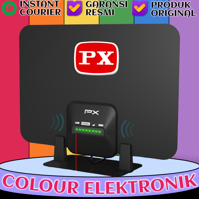 Gambar PX ANTENA DIGITAL TV | PX UDA-7000A DVBT-2 | PX UDA7000A INDOOR ANTENA dari Colour Elektronik Kota Tangerang Tokopedia
