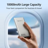 Gambar Micropack Powerbank 10.000 mAh - Fast Charging 22,5watt - CCC - Dual Charging USB-C & USB-A - Ultra Slim 11mm - Power Bank 10000 mAh - PB-10S - Hitam dari Micropack Indonesia Kota Administrasi Jakarta Pusat 5 Tokopedia