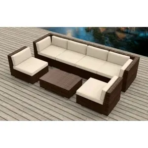 sofa rotan sintetis 4 1 1, bahan rotan sintetis original expor dengan kaki stainless (high quality)