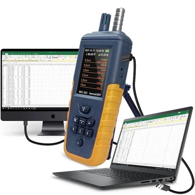 Dust Particle Counter PM2.5 TC-8100 TC8100 Air Quality Monitor HT-9600 ...
