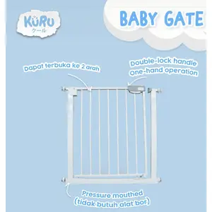 KURU Baby Gate | Pagar Bayi Safety Guard Pintu Pembatas Tangga