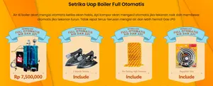 Mistermoto Boiler Setrika Uap - Full Automatis
