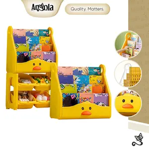 Rak Buku Anak Model Bebek Book Rack 4 Tingkat C01/C02 Baby Duck Bookshelf Rack Laci