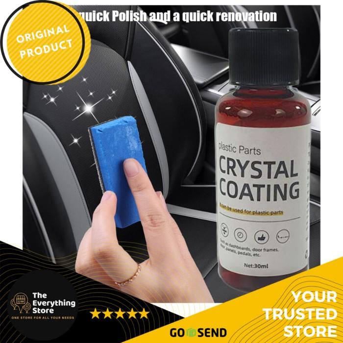 Cairan Poles Crystal Coating Restorasi Pembersih Interior Exterior Mobil Motor Kulit Plastik Door Trim Pintu Dasbor Fender 1