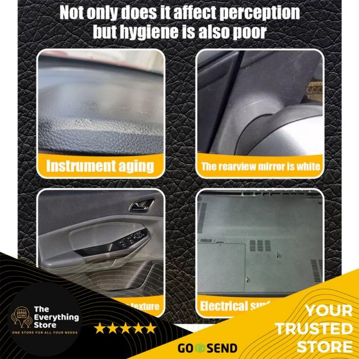 Cairan Poles Crystal Coating Restorasi Pembersih Interior Exterior Mobil Motor Kulit Plastik Door Trim Pintu Dasbor Fender 8