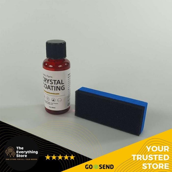 Cairan Poles Crystal Coating Restorasi Pembersih Interior Exterior Mobil Motor Kulit Plastik Door Trim Pintu Dasbor Fender 9