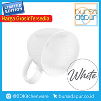 Gambar Limited Edition Porcelain White Mug Large 430 ml / Mug Porselen Besar 430 ml dari Bursa Dapur Mall Kota Administrasi Jakarta Barat 3 Tokopedia