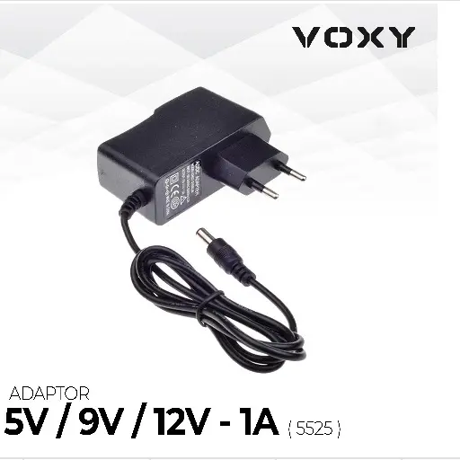 ADAPTOR 12VOLT 1AMPER - CHARGER 12 V 1 A - POWER SUPPLY 12 VOLT 1A