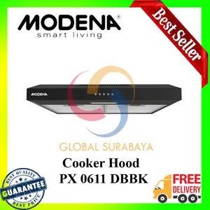 MODENA COOKER HOOD PX 0611 DBBK - GARANSI RESMI