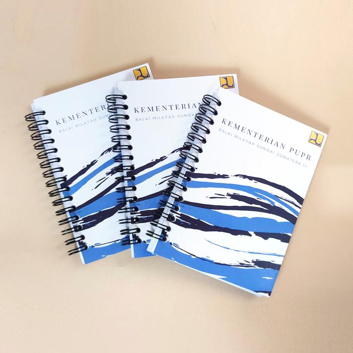 Jual Cetak Notes Custom Notebook A5 Block Note Polos Spiral 50-100 ...