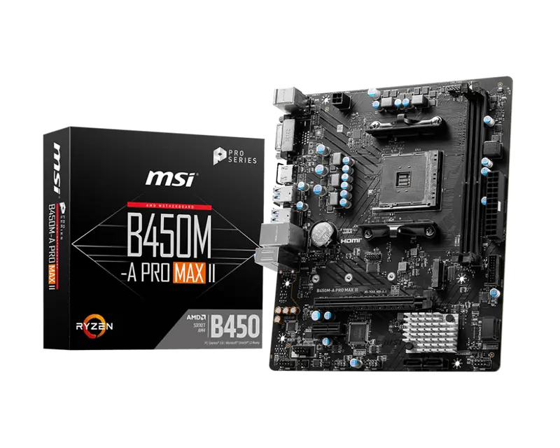MSI B450M-A PRO MAX II Mainboard AMD 1