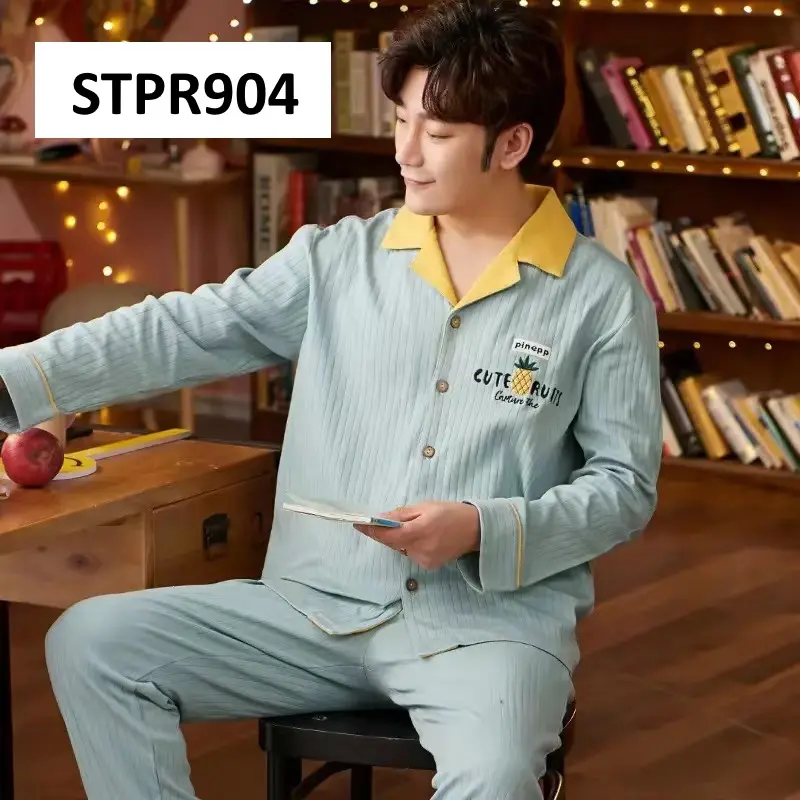 Piyama Pria Baju Tidur Pria Piyama Laki Baju Tidur Laki Kerah Bear